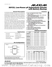MAX6362HUT29-T datasheet pdf MAXIM - Dallas Semiconductor