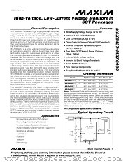 MAX6457UKD3C-T datasheet pdf MAXIM - Dallas Semiconductor