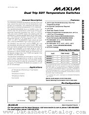 MAX6506UTP115-T datasheet pdf MAXIM - Dallas Semiconductor