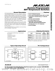 MAX6510CAUT-T datasheet pdf MAXIM - Dallas Semiconductor