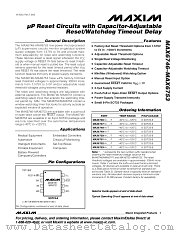 MAX6746KA26-T datasheet pdf MAXIM - Dallas Semiconductor