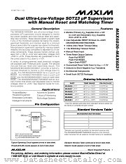 MAX6830WIUT-T datasheet pdf MAXIM - Dallas Semiconductor