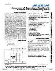 MAX6864UK29D3L-T datasheet pdf MAXIM - Dallas Semiconductor