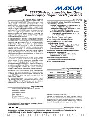 MAX6873ETJ datasheet pdf MAXIM - Dallas Semiconductor