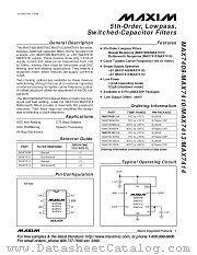 MAX7414EPA datasheet pdf MAXIM - Dallas Semiconductor