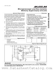 MAX820SCPE datasheet pdf MAXIM - Dallas Semiconductor