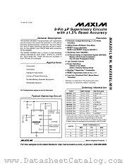 MAX801MMJA datasheet pdf MAXIM - Dallas Semiconductor