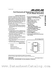 MAX807LCPE datasheet pdf MAXIM - Dallas Semiconductor