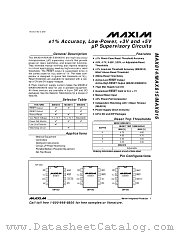MAX815TCPA datasheet pdf MAXIM - Dallas Semiconductor