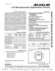 MAX817LCUA datasheet pdf MAXIM - Dallas Semiconductor
