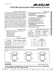 MAX824SEUK datasheet pdf MAXIM - Dallas Semiconductor