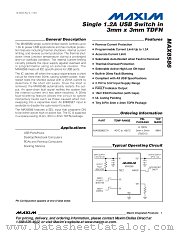 MAX8586ETA datasheet pdf MAXIM - Dallas Semiconductor