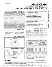 MAX8868C_D25 datasheet pdf MAXIM - Dallas Semiconductor