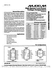 MAX903CPA datasheet pdf MAXIM - Dallas Semiconductor