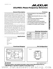 MAX9382EUA datasheet pdf MAXIM - Dallas Semiconductor