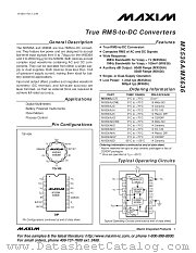 MX536AKQ datasheet pdf MAXIM - Dallas Semiconductor