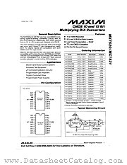MX7521KCWN datasheet pdf MAXIM - Dallas Semiconductor