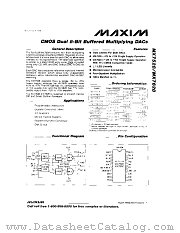 MX7528BQ datasheet pdf MAXIM - Dallas Semiconductor