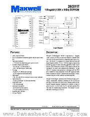 28C011TRPFI12 datasheet pdf Maxwell Technologies