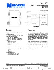 28C256TRT2FB15 datasheet pdf Maxwell Technologies