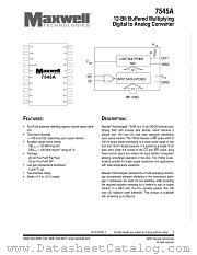 7545ARPDB datasheet pdf Maxwell Technologies