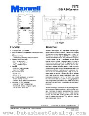 7672RPDE05 datasheet pdf Maxwell Technologies