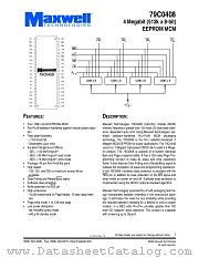 79C0408RT4FE15 datasheet pdf Maxwell Technologies