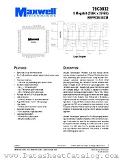 79C0832RT1QE20 datasheet pdf Maxwell Technologies