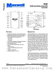 8143RPFE datasheet pdf Maxwell Technologies