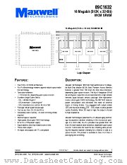 89C1632RPQK30 datasheet pdf Maxwell Technologies