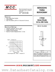 BZX2C120V datasheet pdf MCC