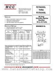 FST8345SL datasheet pdf MCC