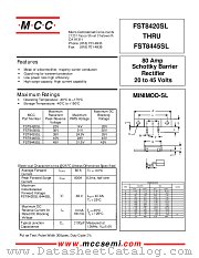 FST8435SL datasheet pdf MCC