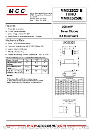 MMXZ5237B datasheet pdf MCC