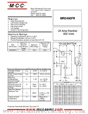 MR2406FR datasheet pdf MCC