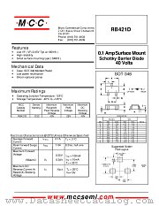 RB421D datasheet pdf MCC