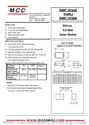 SMCJ5354 datasheet pdf MCC