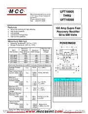 UFT10040 datasheet pdf MCC