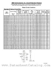 MDE-20D621K datasheet pdf MDE Semiconductor