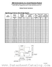 MDE-25S122K datasheet pdf MDE Semiconductor