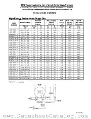 MDE-40D391K datasheet pdf MDE Semiconductor