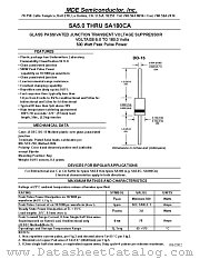 SA180A datasheet pdf MDE Semiconductor