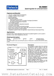 MLX90804S datasheet pdf Melexis