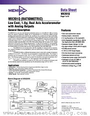 MX201QC datasheet pdf MEMSIC