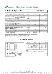 MBR1100S datasheet pdf MEMT Micro-Electro-Magnetical Tech Co.