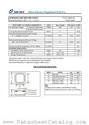MBR5100 datasheet pdf MEMT Micro-Electro-Magnetical Tech Co.