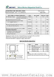 SB140S datasheet pdf MEMT Micro-Electro-Magnetical Tech Co.