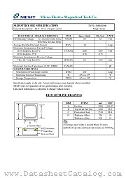 SMBR1060 datasheet pdf MEMT Micro-Electro-Magnetical Tech Co.