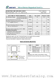 SMBR540 datasheet pdf MEMT Micro-Electro-Magnetical Tech Co.