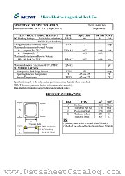 SMBR560 datasheet pdf MEMT Micro-Electro-Magnetical Tech Co.